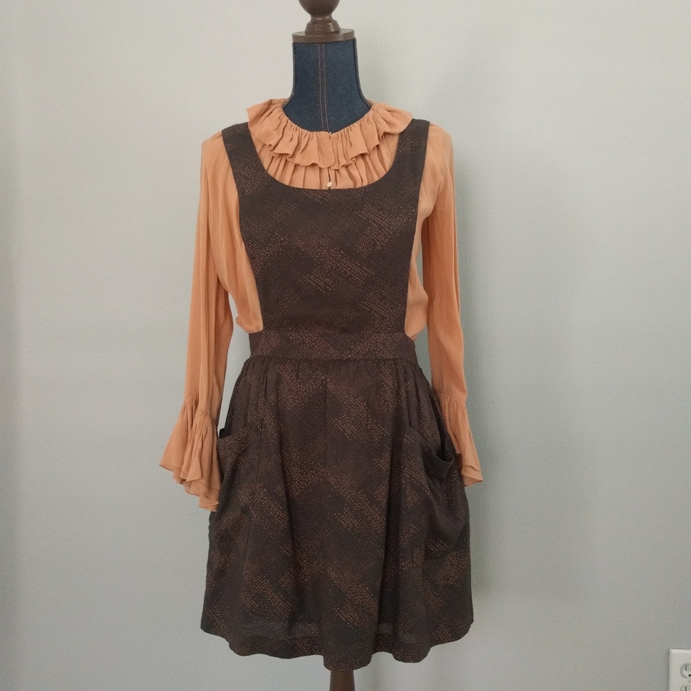 Free Peolple cross back rayon short dress